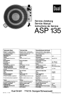 Dual ASP-135-Service-Manual 